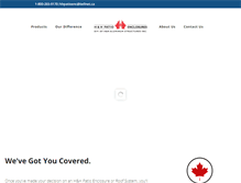 Tablet Screenshot of hhpatioenclosures.ca